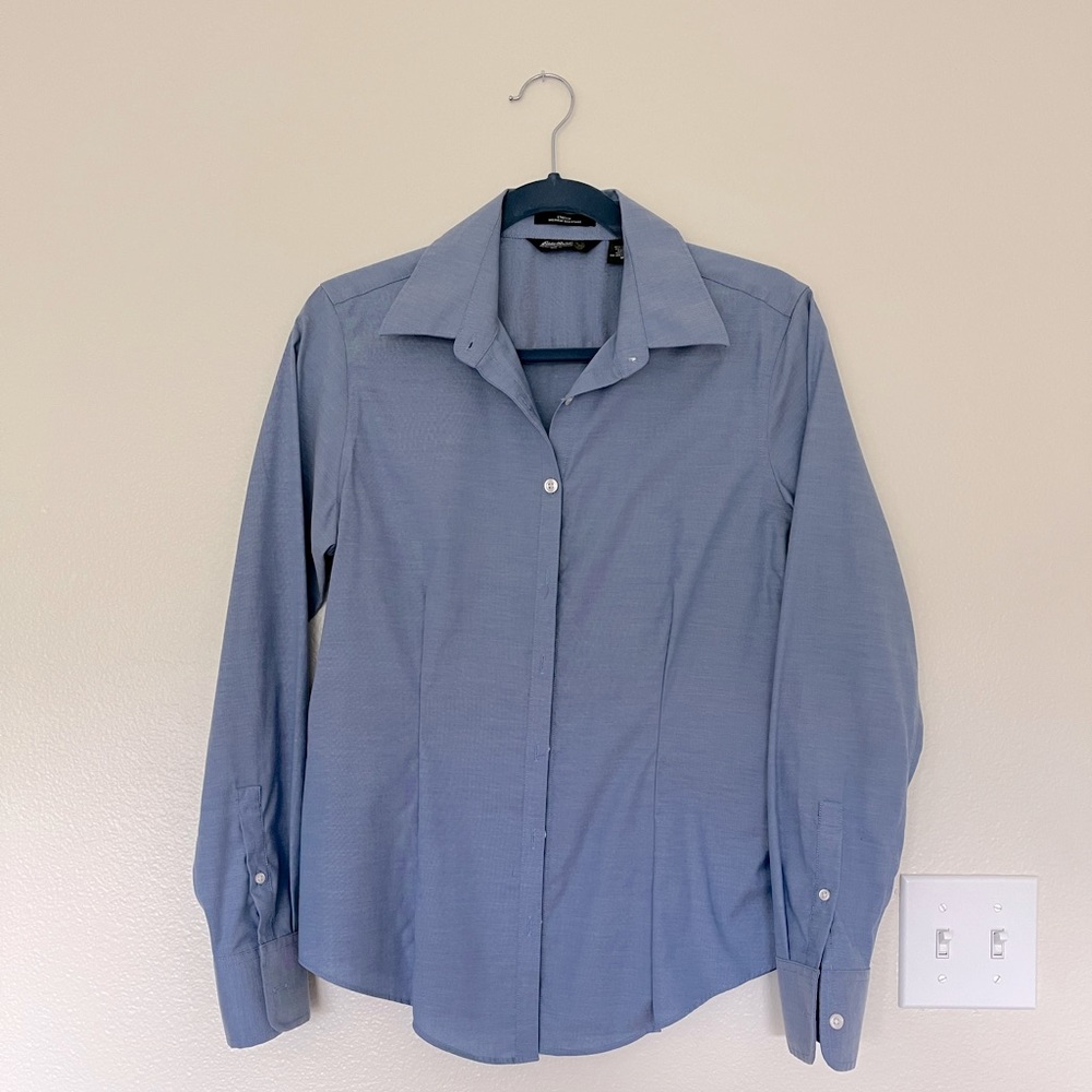 Blue Eddie Bauer Button Down Shirt - Size Medium